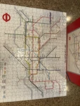 1973 The Underground London Subway Map 500PC Puzzle Gameophiles NO7304 Complete. Fixed Price $10.80.