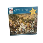 Vintage The Great American Puzzle Factory #976 Kitty Picnic 1994 Rare. Fixed Price $54.49.
