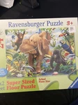 Ravensburger Jungle Juniors 24 Jumbo Piece Jigsaw Floor Puzzle For Kids 3X2 Feet. Fixed Price $15.00.