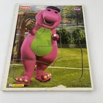 Barney Frame Tray Puzzle Playskool Vintage 1996 Toy Piece Cardboard 324 02. Fixed Price $8.00.