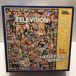 White Mountain Puzzles "television History" (1000-PIECES) 27" X 20" /brand New. Fixed Price $14.50.