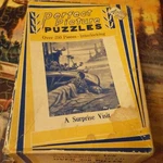Vintage 1940S Perfect Picture Puzzle 'a Surprise Visit' NO.1410 250PC 14X11 Flaw. Fixed Price $14.88.