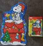 Vintage Springbok Peanuts Christmas Floor Puzzle 50 Pc Snoopy Woodstock Complete. Fixed Price $16.00.