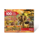 Melissa & Doug Floor Jigsaw Puzzle 100 Pieces Safari 4 Feet Long Sealed Box New!. Fixed Price $14.99.