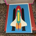 Lauri Crepe Foam Puzzle Space Shuttle 2165. Fixed Price $25.00.