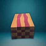 Shackman Crazy Mixed Up Counter Puzzle Hand Crafted From Hardwood 20PC (#936). Fixed Price $34.99.