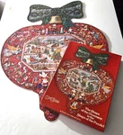 Springbok Hallmark Outlines Christmas Ornament Shaped Jigsaw Puzzle Missing 1PC. Fixed Price $20.00.