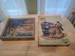 Vintage Puzzle Lot Fairchild The Shape + Golden Jigsaw Monet River. Fixed Price $24.00.