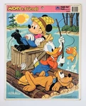 Vintage Disney Mickey Mouse & Friends Collectible Frame-tray Puzzle Golden. Fixed Price $13.50.