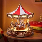 Robotime 3D Puzzles For Adults Wooden Music Box With Led Diy Model Christmas.... Fixed Price $79.99.