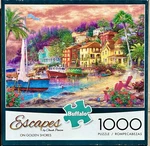1,000 Piece Jigsaw Puzzle Buffalo Games Escapes On Golden Shores. Fixed Price $14.24.