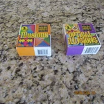Lot 2-MINDWARE Squzzle Square Brain Teaser PUZZLES-2003-OPTICAL Illusions. Fixed Price $16.67.