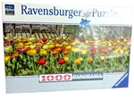 Ravensburger 1000 Piece Quality Jigsaw Puzzle Tons Of Tulips 2014 Panorama. Fixed Price $32.00.