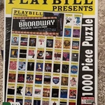 Endless Games Playbill Presents: The Broadway Musical Collection 1000 Pcs Puzzle. Fixed Price $24.99.