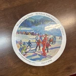 Liberty Wooden Jigsaw Ski School Teddi Parker 86 Pieces 7" Round. Fixed Price $30.00.