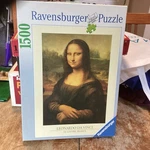 Ravensburger Davinci Mona Lisa 1500 Piece Puzzle Lover Gift Complete. Fixed Price $25.00.