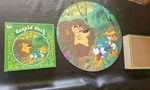 Vintage 1975 Whitman Disney Donald Duck Hunting Jigsaw Puzzle 4427 Round. Fixed Price $17.00.