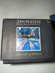 Zen Teaser Artisanal Wooden Jigsaw Puzzle Mini 50 Pc Sunrise Winter Forest. Fixed Price $22.00.