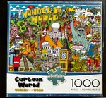 Buffalo Games 1000 Piece Puzzle Cartoon World Wonders Of The Dave Garbot. Fixed Price $9.00.