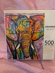 Aquarius Select Dean Russo Elephant 500-PIECE 16X20 Jigsaw Puzzle-sealed!. Fixed Price $19.95.