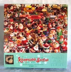 Springbok Keepsake Santas Christmas Puzzle & Ornament 1994 500 Piece #XZL3454. Fixed Price $38.00.