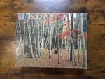Milton Bradley Vintage 1500 Piece Puzzle 31 X 23.5 Adirondack Mtns Ny 4335-7 Usa. Fixed Price $17.05.