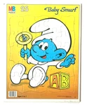 1984 Baby Smurf Milton Bradley Peyo Jigsaw Frame Tray Puzzle 25 Pieces Mb 4486-1. Fixed Price $8.95.