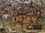 Buffalo Games - Charles Wysocki Trick Or Treat Hotel 1000. Fixed Price $17.19.