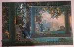 Rare Vtg 1975 Springbok Gallery Jigsaw Puzzle Daybreak Maxfield Parrish PXL4048. Fixed Price $34.99.