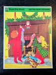 1973 Rainbow Works Getting Ready For Santa Christmas Frame-tray Puzzle #75900-1. Fixed Price $15.99.