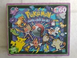 Vintage Pokemon Gotta Catch 'em All! Milton Bradley 60 Piece Puzzle Hasbro 1999. Fixed Price $34.95.