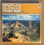 New American 1500 Pc Puzzle, The Grand Canyon, Factory Sealed 24" X 33". Fixed Price $22.79.