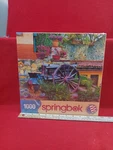 Springbok Colorful Courtyard 1000 Pc Jigsaw Puzzle 2012 Factory Sealed 24" 30". Fixed Price $24.00.