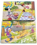 Vintage Jaymar 100 Piece Puzzles Mickey & Minnie, Donald Daisy Complete. Fixed Price $15.99.