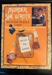Murder She Wrote - 550 Pc Mystery Puzzle Game 18"X24" Vintage 1984 Complete!. Fixed Price $20.00.