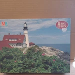 Milton Bradley New Portland Head Lighthouse Me Jigsaw Puzzle 1000 Pieces. Fixed Price $15.00.