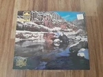 Vtg 1994 Golden Guild 1500 Piece Jigsaw Puzzle Slide Rock 27"X 33" Complete. Fixed Price $17.00.