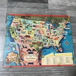 1965 Picture Map Puzzle Of United States Whitman Publishing No 4426. W8. Fixed Price $15.50.