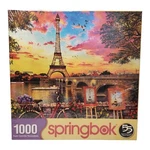Springbok 1000 Pcs Jigsaw Puzzle Paris Sunset - Made Usa Sealed New Eiffel. Fixed Price $18.66.