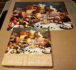 Ceaco Culinary Classics Series, 550 Piece Jigsaw Puzzle, Cheeses, Complete. Fixed Price $8.99.