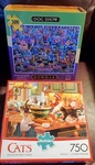 Eric Dowdle Dog Show And Buffalo Kitten Kitchen 500 750 Pc Jigsaw Puzzles. Fixed Price $29.25.