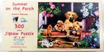 Summer The Porch Howard Robinson 300PC Sunsout 18X24" Puzzle Cat Dogs Rabbit. Fixed Price $5.29.