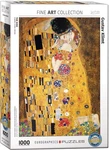 Gustav Klimt The Kiss Piece Jigsaw Puzzle By Eurographics 1000, Yellow. Fixed Price $31.55.