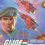 1988 Milton Bradley G.i Joe Mural Puzzle 221 Pcs Falcon Targets Cobra Command. Fixed Price $25.49.