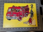 Vintage Used Wood Puzzle Judy Instructo 1980 Fire Engine J606017 Fighter Safety. Fixed Price $46.00.