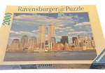 Rare Find - Sealed Ravensburger Puzzle 16620 Skyline Of Manhattan 2000 Piece Wtc. Fixed Price $50.00.