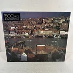 Whitman English Seaport 1500 Piece Puzzle 27"X33" No. 4681-1 Factory Sealed New. Fixed Price $44.99.