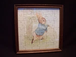 Vintage Frederick Warne Framed Peter Rabbit Puzzle Wall Hanging Beatrix Potter. Fixed Price $27.58.