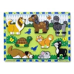 Melissa & Doug Pets Wooden Chunky Puzzle- Dogs, Cats, Kids Learning Toy Gift. Fixed Price $18.98.