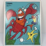 Vtg Playskool Disney's Little Mermaid Sebatian Wooden Puzzle 7 Piece Made In Usa. Fixed Price $13.99.
